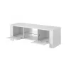 Cama TV statīvs WEST 42/130/42 balts/balts glancēts