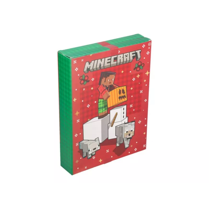 Adventes kalendārs Paladone Minecraft Rakstāmpiederumi 24 dienas — rakstāmpiederumu komplekts ar 24 pārsteiguma priekšmetiem