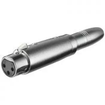 Wentronic Goobay XLR adapteris - XLR ligzda (3 kontaktu) > 6,35 mm ligzda (2 kontaktu, mono) (27453)