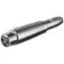 Wentronic Goobay XLR adapteris - XLR ligzda (3 kontaktu) > 6,35 mm ligzda (2 kontaktu, mono) (27453)