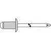 Aklā kniede GESIPA 1454051 Al/tērauds 5x30 mm, satvēriens 20,0–25,0 mm, iepakojumā 100 gab.