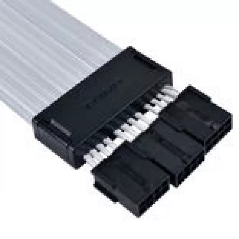 Lian Li Strimer Wireless GPU 3x 8-Pin ARGB strāvas kabelis PW12-1W — bezvadu ARGB GPU strāvas savienotājs (3×8‑kontaktu)