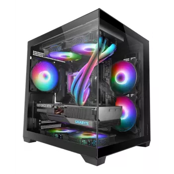 Mars Gaming MC-VIEW2 Mini Tower melns