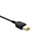 Power adapter QOLTEC 51766 65W AC-to-DC 20V 3.25A for IBM/Lenovo, Melns, 1.75m kabelis