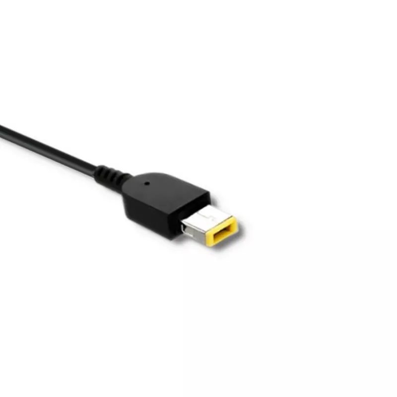 Power adapter QOLTEC 51766 65W AC-to-DC 20V 3.25A for IBM/Lenovo, Melns, 1.75m kabelis