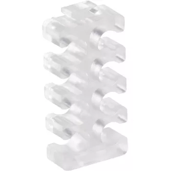SilverStone SST-PP09, kabeļu ķemmīšu komplekts, caurspīdīgs