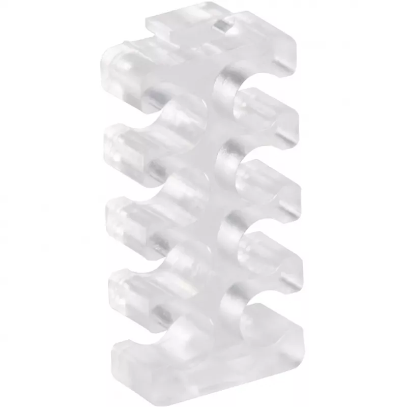 SilverStone SST-PP09, kabeļu ķemmīšu komplekts, caurspīdīgs