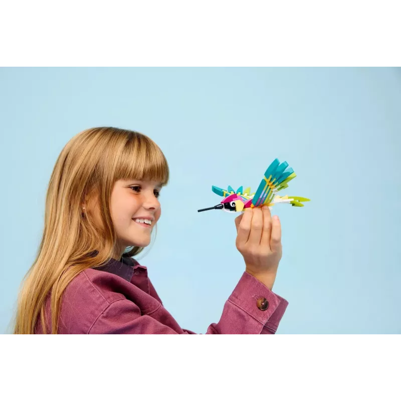 LEGO CREATOR 3 IN 1 31384 Savvaļas dzīvnieki: Krāsains kolibri