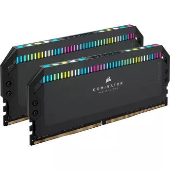 DIMM 64 GB DDR5-6400 (2x 32 GB) Dual-Kit, atmiņa melna, CMT64GX5M2B6400C32, Dominator Platinium, INTEL XMP