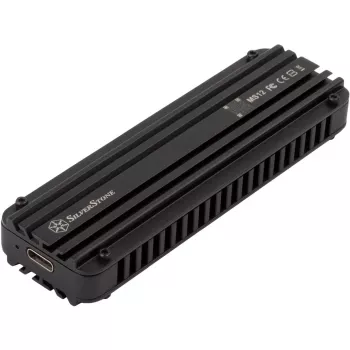 SSD korpuss Silverstone MS12 Melns M.2