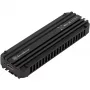 SSD korpuss Silverstone MS12 Melns M.2