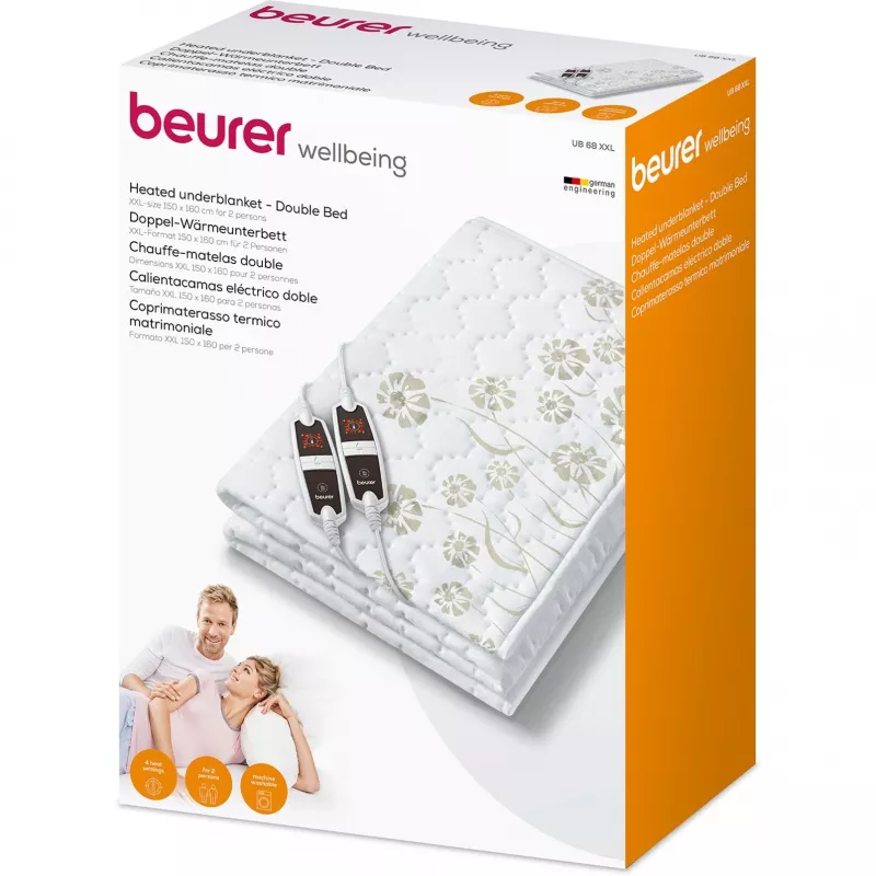 Apsildāms palags Beurer UB 68 XXL 150 x 160 cm divām personām
