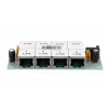 PoE injektors Extralink 4-portu 4x 100Mb/s RJ45, Fast Ethernet, 48 V, bez korpusa