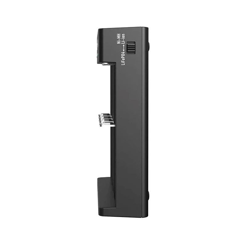 Baterijas lādētājs XTAR MX4 4 vietu universāls Li-ion NiMH USB-C, melns, atbalsta 4 baterijas