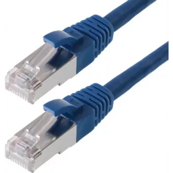 Tīkla kabelis Helos CAT6 S/FTP (PIMF) 0,25m zils