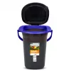 Atkritumu tvertne Greenblue GB320BB Melni Zila Plastmasa 19L