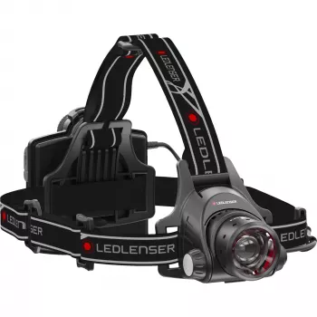 Galvas lukturītis Ledlenser H14R.2 Melns
