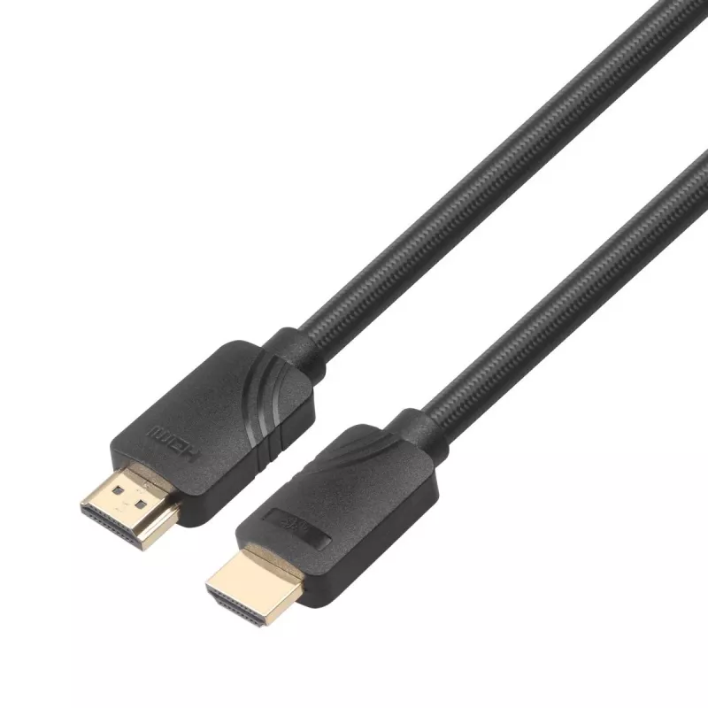 HDMI v 2.1 premium kabelis 3 m 8K Melns Izstrādāts spēlētājiem