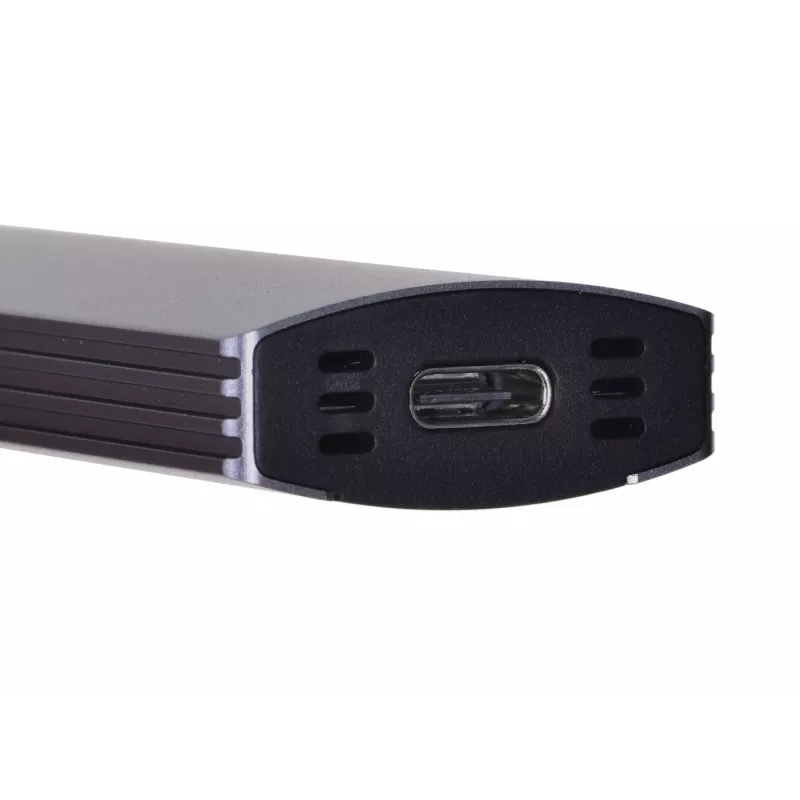 M.2 SSD korpuss Unitek uDrive Pelēks — M.2 (2230/2242/2260/2280), NVMe/SATA III, USB-C 10 Gbit/s, alumīnijs