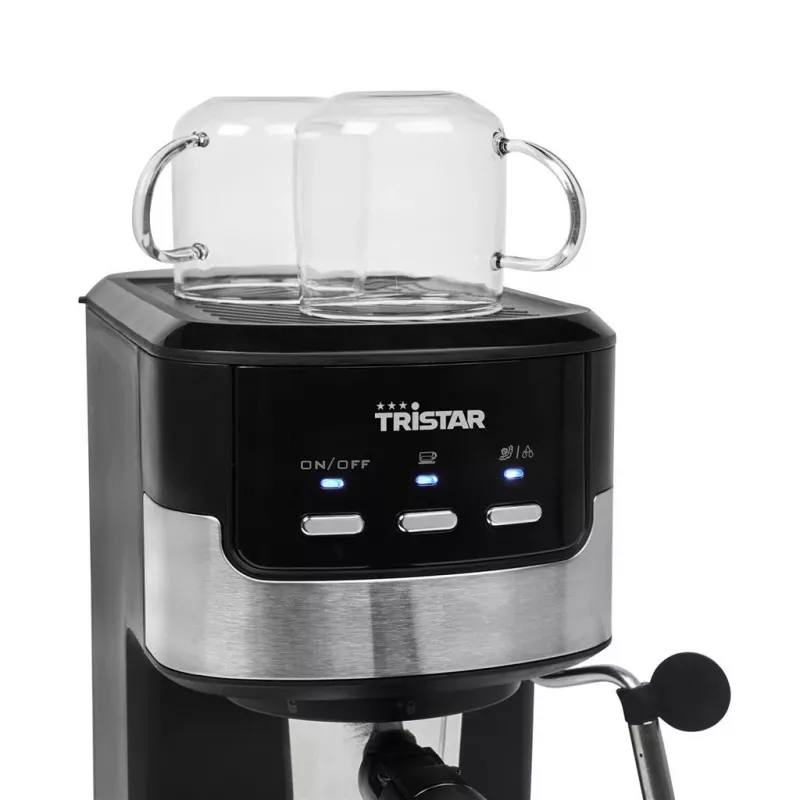 Tristar Espresso Machine | CM-2278 | Sūkņa spiediens 20 bāri | Malta/kapsulas | 1100 W | Melns
