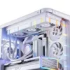 120mm ARGB PWM korpusa ventilators Jonsbo HF2-120 balts — 120 mm, PWM, ARGB