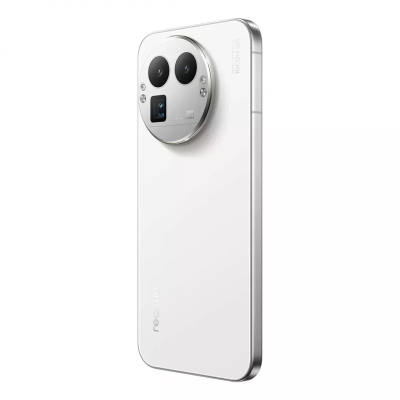 Viedtālrunis REALME GT 8 Pro 5G — 6,79 collu AMOLED 3136×1440, Snapdragon 8 Elite, 16 GB RAM, 512 GB, 50/200/50 MP, 7000 mAh, balts