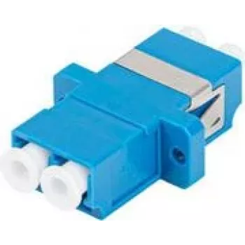 Šķiedras adapteris LANBERG FA-LCUP-SD01-0001-BU singlemode LC/UPC duplex adapteris, zils