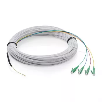 FTTH nolaižamais kabelis DIGITUS DK-3904LCA-50-1 vienmoda 4 šķiedras 4 LC/APC 50 m