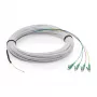 FTTH nolaižamais kabelis DIGITUS DK-3904LCA-50-1 vienmoda 4 šķiedras 4 LC/APC 50 m