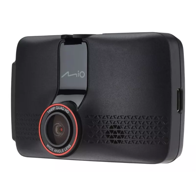 Auto kamera MIO MiVue 802, 2560×1440 QHD 140° 60 kadri/s, 2,7 collu displejs, baterija/USB, microSD līdz 128GB, G-trieciens, sadursmes noteikšana