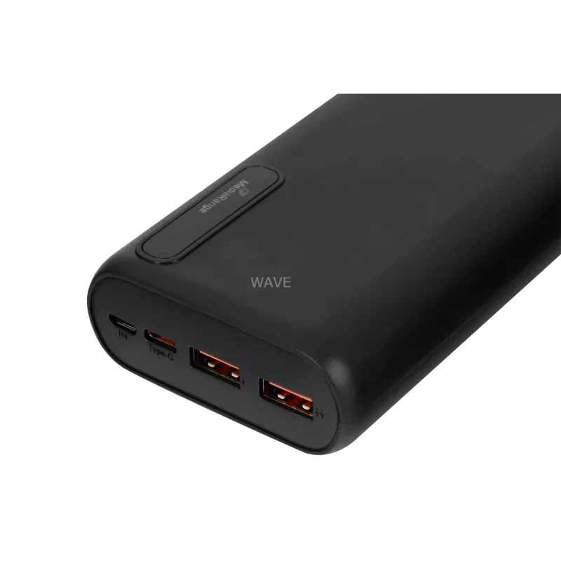MediaRange MR756 ārējais akumulators litija jonu (Li-Ion) 20000 mAh melns