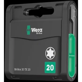 Skrūvgrieža uzgaļu komplekts Wera Bit-Box 20 TX
