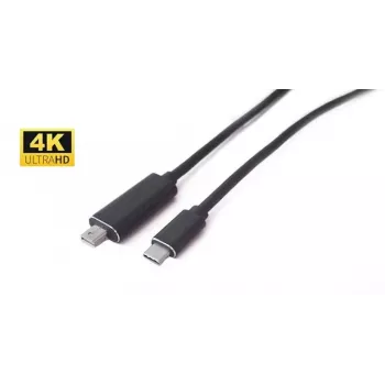 Microconnect USB3.1CMDP1 USB grafikas adapteris 3840 x 2160 pikseļi Melns