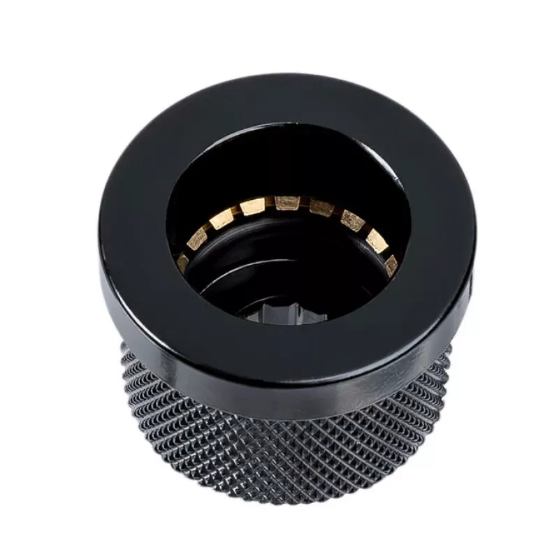 Adaptera veidgabals PHANTEKS EZ-FIT datora dzesēšanai, PETG, 16×16×12 mm, melns, 2 gab. iepakojumā