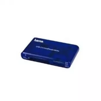 Hama USB karšu lasītājs/rakstītājs 35-in-1, zils