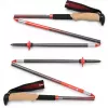 Pārgājienu nūjas Pursuit Carbon Z, fitnesa ierīce antracīta/oranža, 1 pāris, 110 cm