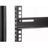 Montāžas kronšteins DeLOCK 19 collu 450x40mm 2 gabali Melns Metāls