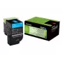 Lexmark 702C R tonera kasete 1 gab. Oriģināls ciāna