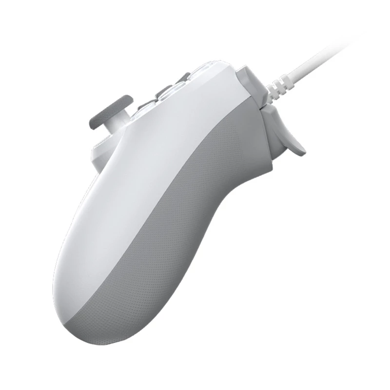 Vadu spēļu kontrolieris GameSir T3 Lite WT balts — ergonomisks vadu kontrolieris saderīgs ar datoru