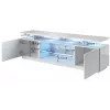 RTV skapis EVA 180x40x56 balts/balts glancēts