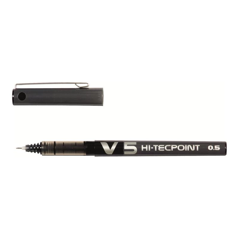 Pilot BX-V5-B rullīšu pildspalva Stick pildspalva Melna