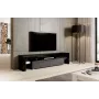 Cama TV statīvs TORO 200 melns/pelēks glancēts