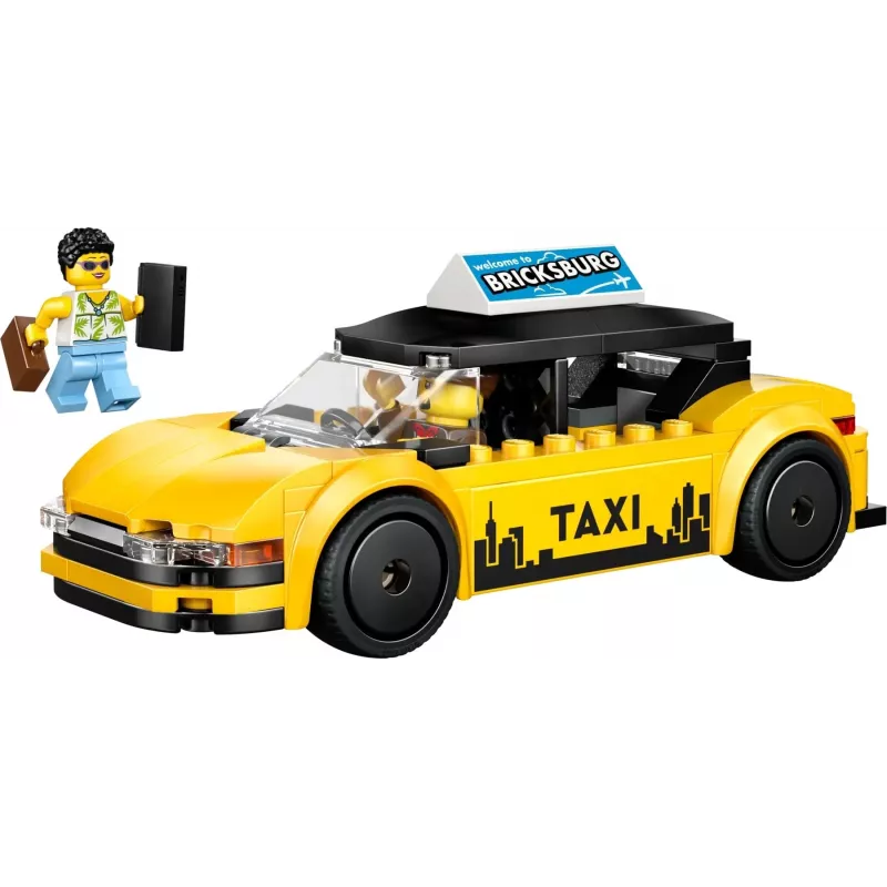 LEGO CITY 60487 Dzeltenais taksometrs