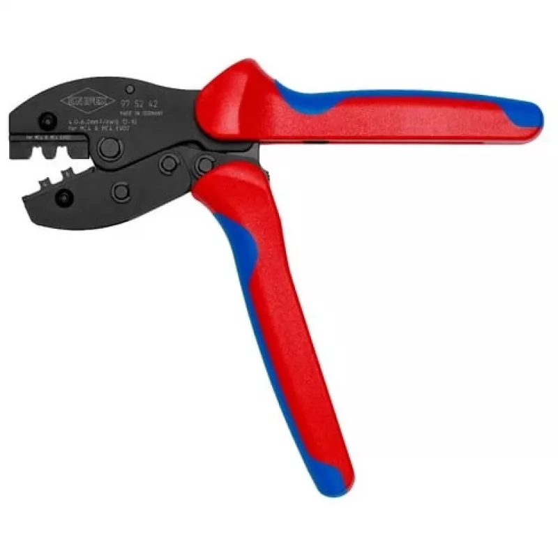 Knipex PreciForce 97 52 42 presēšanas knaibles — MC4 EVO2 saules savienotājiem