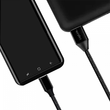 LogiLink - USB kabelis - USB-C (M) uz USB (M) - USB 2.0 - 5 V - 3 A - 30 cm - Melns