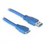 USB kabelis DeLOCK 83502 USB 3.2 Gen 1 5m USB A Micro-USB B zils