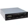 Inter-Tech Nitrox Multi Card Reader CI-02 - Karšu lasītājs - 8,9 cm (3,5 inch) (CF I, CF II, MS, MS PRO, Microdrive, MMC, SD, MS Duo, xD, MS PRO Duo, TransFlash, microSD, SDHC, MS Micro)