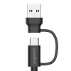 USB 3.2 Gen 1 (3.1 Gen 1) kabelis Speedlink SL-460101-BK, 3 m, USB A/USB C uz USB C, melns