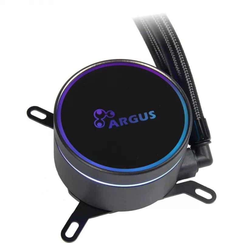 Viss-vienā šķidruma dzesētājs Inter-Tech LC-120 RGB 12 cm melns
