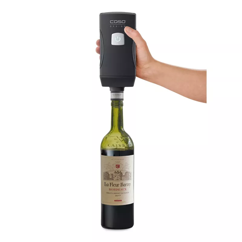Caso Professional Hand Vacuum Sealer ar Piederumiem | Vacu OneTouch Pro Set | Jauda 20 W | Melns